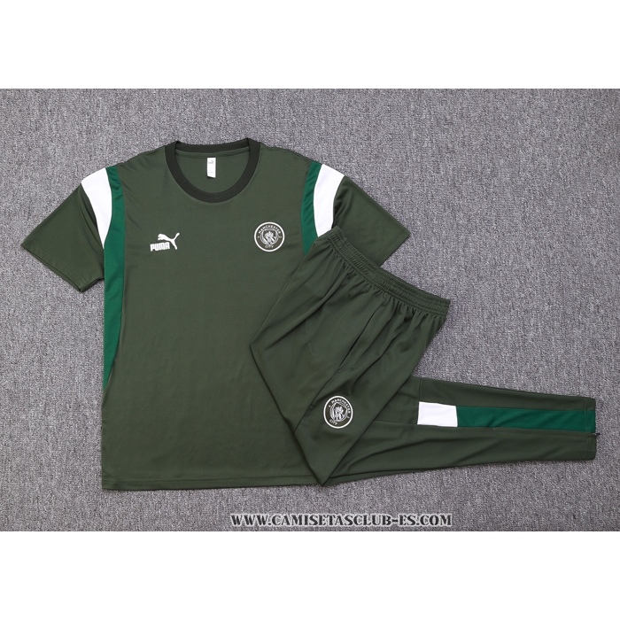 Chandal del Manchester City 23-24 Manga Corta Verde